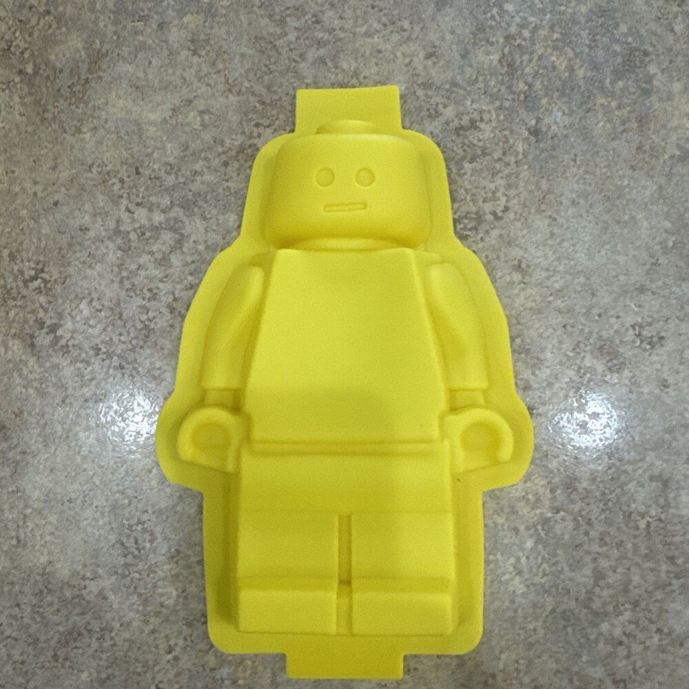 LEGO Minifigure Silicone Cake/Jello Mold Yellow